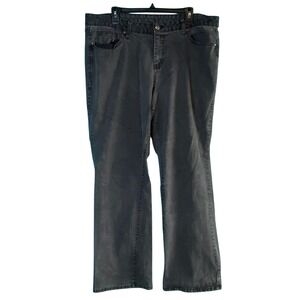 Faded Glory Women's Gray Bootcut Jeans Organic Cotton Blend Size 18A